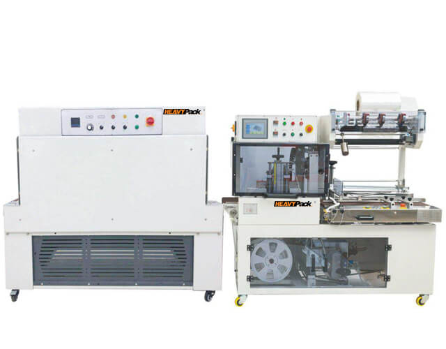 Mesin Automatic L-Type Sealing Machine Dengan Mesin Shrink Penyusut Plastik Kotak HP / Buku / Majalah  DQL6025G with DSE6030A